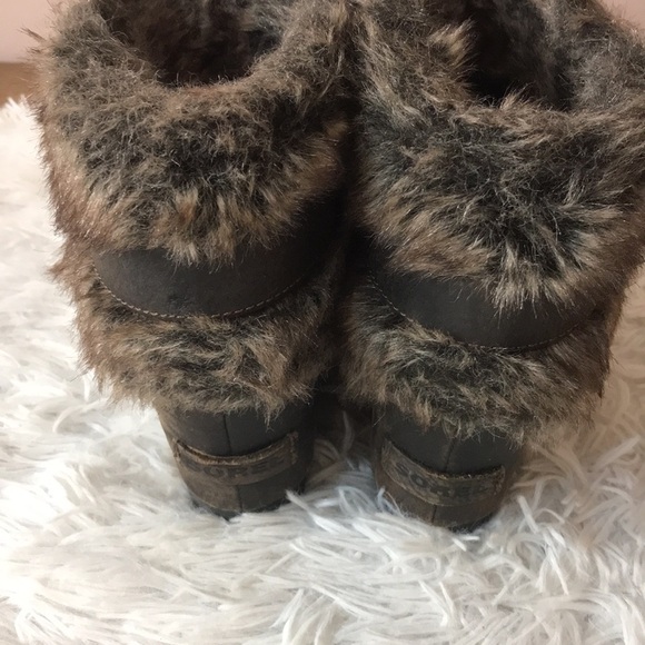 Sorel Leather Fur Boot - Picture 3 of 11